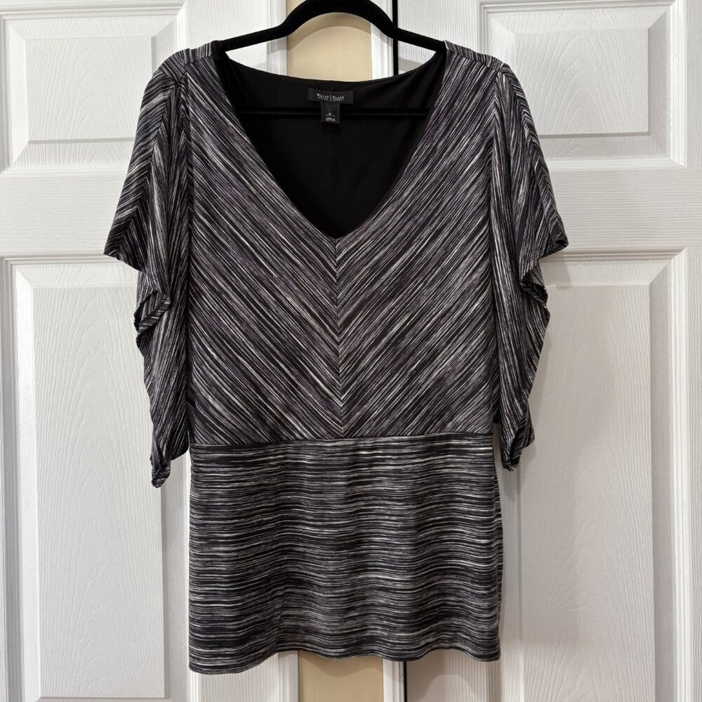 White House | Black Market Flutter Sleeve Tunic